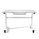 Alternate image 0 for Atlantic Height Adjustable Desk with Casters in White