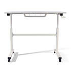 Alternate image 6 for Atlantic Height Adjustable Desk with Casters in White