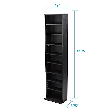 Atlantic Herrin Adjustable Media Cabinet. View a larger version of this product image.