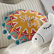 Chantal &quot;Shine On&quot; Crewel Round Throw Pillow