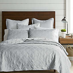 Levtex Home Washed Linen Twin/Twin XL Quilt in Light Grey