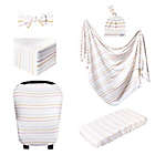 Alternate image 7 for Copper Pearl&trade; Piper Knit Swaddle Blanket in White