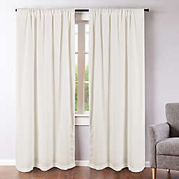 Levtex Home Washed Linen Rod Pocket Window Curtain Panels (Set of 2)