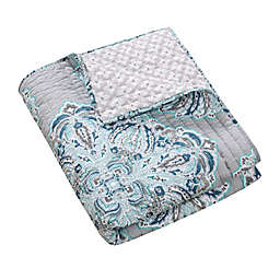 Levtex Home Tania Quilted Reversible Throw Blanket in Grey