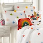 Alternate image 2 for Rainbow Pom Pom 3-Piece Comforter Set