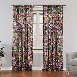 Levtex Home Basel 2-Pack 84-Inch Rod Pocket Window Curtain Panels