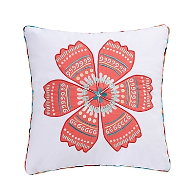 Levtex Home Corona Flower Throw Pillow. View a larger version of this product image.