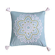 Levtex Home Angelica Medallion Square Throw Pillow in Blue