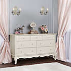 Alternate image 1 for evolur&trade; Aurora 7-Drawer Double Dresser in Ivory Lace