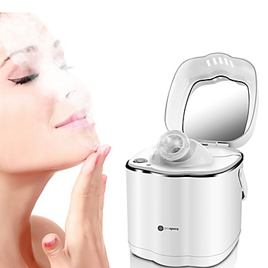 Prospera Hot Mist Nano Facial Steamer in White. View a larger version of this product image.