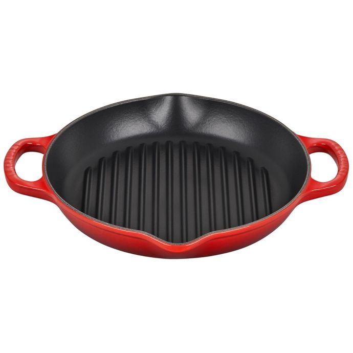 Le Creuset® Signature 9.75Inch Deep Round Grill Pan Bed Bath & Beyond