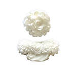 Alternate image 0 for Toby Fairy&trade; 2-Piece Flower Headband and Diaper Cover Set in White