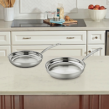 Cuisinart&reg; Chef&rsquo;s Classic&trade; Pro Stainless Steel 2-Piece Skillet Set. View a larger version of this product image.