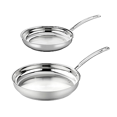 Cuisinart&reg; Chef&rsquo;s Classic&trade; Pro Stainless Steel 2-Piece Skillet Set. View a larger version of this product image.