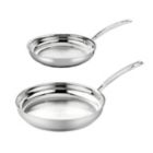 Cuisinart® Chef’s Classic™ Pro Stainless Steel 2-Piece Skillet Set