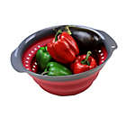 Alternate image 1 for Squish&reg; 4 qt. Collapsible Colander in Berry/Gray