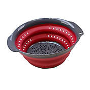 Squish&reg; 4 qt. Collapsible Colander in Berry/Gray