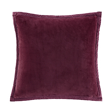 UGG&reg; Coco Luxe Square Throw Pillows in Cabernet (Set of 2). View a larger version of this product image.