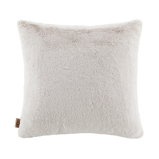 Alternate image 1 for UGG® Dawson Faux Fur Square Throw Pillow