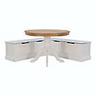 Alternate image 11 for Finch Pedestal Table in Natural/White