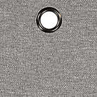 Alternate image 5 for Brookstone&reg; Saville 63-Inch Grommet 100% Blackout Window Curtain Panel in Grey (Single)
