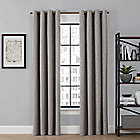 Alternate image 0 for Brookstone&reg; Saville 63-Inch Grommet 100% Blackout Window Curtain Panel in Grey (Single)
