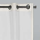 Alternate image 1 for Brookstone&reg; Saville 84-Inch Grommet 100% Blackout Window Curtain Panel in Ivory (Single)