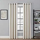 Alternate image 0 for Brookstone&reg; Saville 84-Inch Grommet 100% Blackout Window Curtain Panel in Ivory (Single)