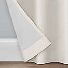 Alternate image 2 for Brookstone&reg; Saville 84-Inch Grommet 100% Blackout Window Curtain Panel in Ivory (Single)