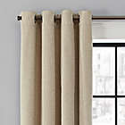 Alternate image 1 for Brookstone&reg; Saville 63-Inch Grommet 100% Blackout Window Curtain Panel in Linen (Single)