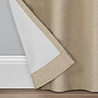 Alternate image 3 for Brookstone&reg; Saville 63-Inch Grommet 100% Blackout Window Curtain Panel in Linen (Single)