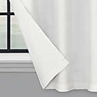Alternate image 2 for Brookstone&reg; Saville 24-Inch Kitchen Window Curtain Tier Pair and Valance in White