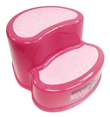 Disney&reg; Minnie Mouse 2-Tier Step Stool in Pink