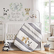 Levtex Baby Mozambique 4-Piece Crib Bedding Set in Grey/Cream
