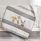 Alternate image 3 for Levtex Baby Mozambique 4-Piece Crib Bedding Set in Grey/Cream