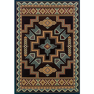 United Weavers Talon Smoke Area Rug in Blue. View a larger version of this product image.