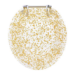 Ginsey Round Toilet Seat in Gold