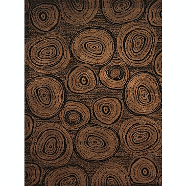 United Weavers Affinity Timber Rug in Dark Brown. View a larger version of this product image.