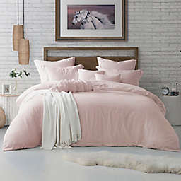 Swift Home™ Crinkle Pre-Washed 2-Piece Twin/Twin XL Duvet Cover Set in Rose Blush
