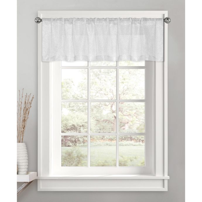 Colordrift Metallic Luxe Window Valance | Bed Bath and Beyond Canada