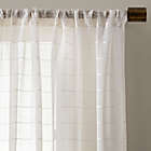 Alternate image 1 for Charlie Sheer 95-Inch Rod Pocket Window Curtain Panel in Ivory (Single)