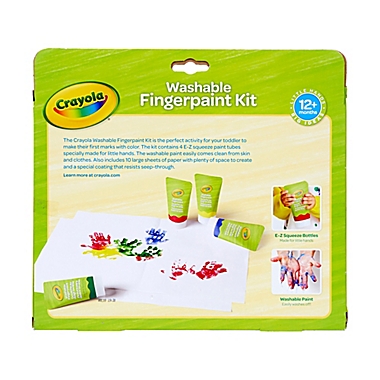 Crayola&reg; My First Crayola Washable Fingerpaint Set. View a larger version of this product image.