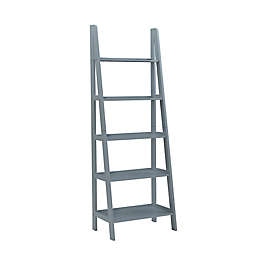 Shane Ladder Bookcase in Grey