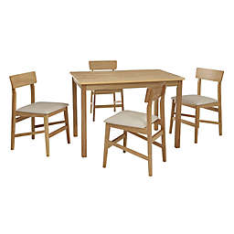 Progressive Furniture Nori 5-Piece Dining Table and Chair Set