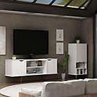 Alternate image 1 for Manhattan Comfort&copy; Hampton 62.99-Inch TV Stand in White