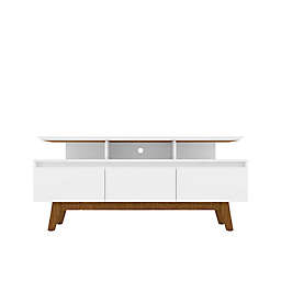Manhattan Comfort Yonkers 62.99-Inch TV Stand in White
