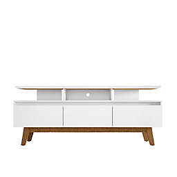 Manhattan Comfort Yonkers 70.86-Inch TV Stand in White