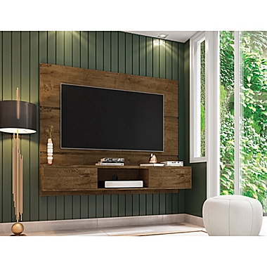 Manhattan Comfort Vernon 62.99-Inch Floating Entertainment Center in Brown. View a larger version of this product image.