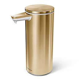 simplehuman&reg; Touchless Sensor Soap/Sanitizer Pump in Gold
