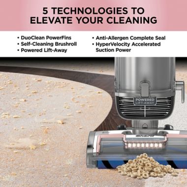 Shark&reg; Vertex DuoClean&reg; PowerFins Upright Vacuum Powered Lift-away&reg; & Self-Cleaning Brushroll. View a larger version of this product image.